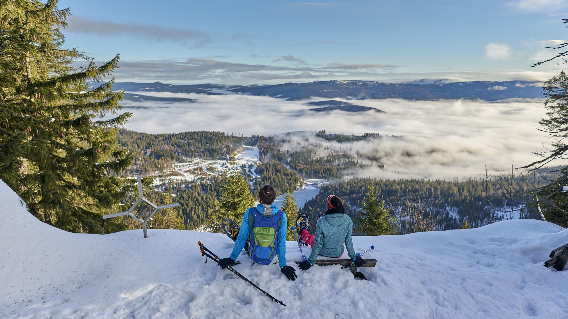 Schneeschuhwanderungen Großer Arber Winter-Aktivurlaub Bodenmais